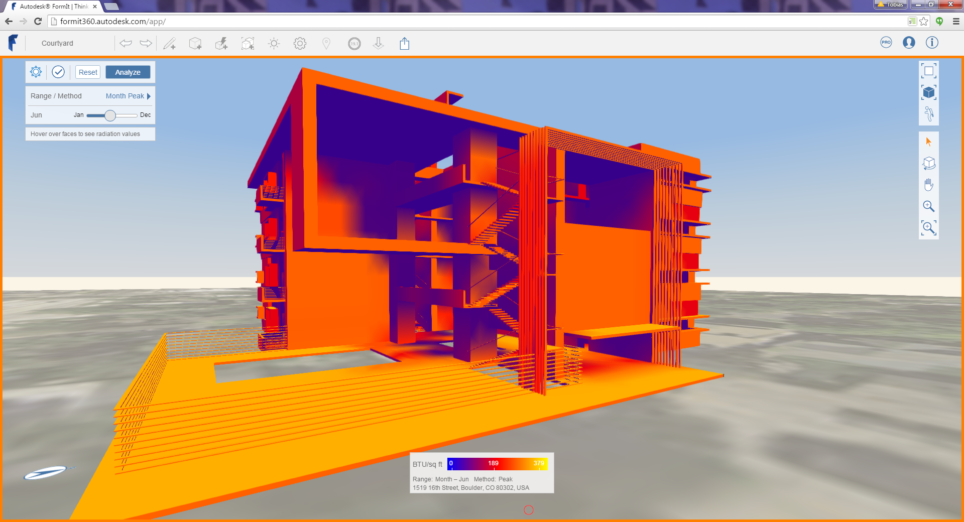 Solar Analysis Autodesk FormIt