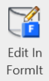 The Edit in FormIt button in Revit