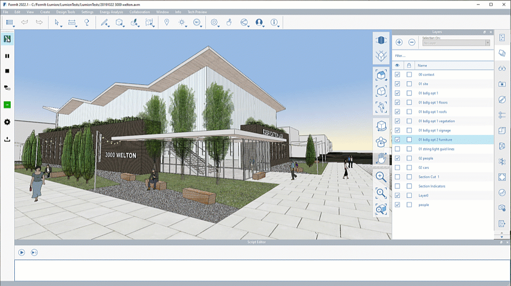 FormIt and Lumion side-by-side